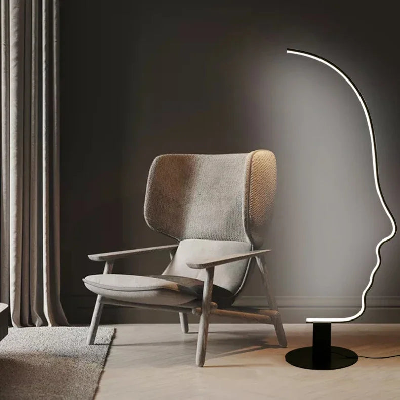 Modern Nordic Face Floor Lamp