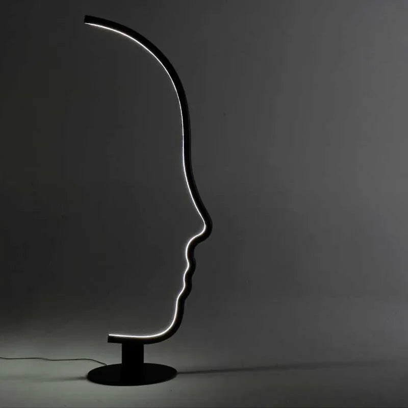 Modern Nordic Face Floor Lamp