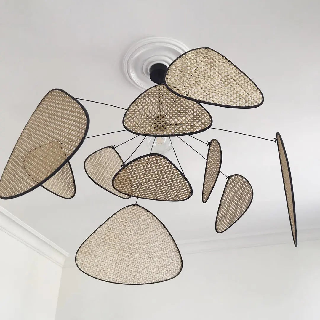 Handcrafted Rattan Chandelier